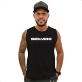 Camisa Regata Masculina Seaado Passeio Jet Sky Moda Praia