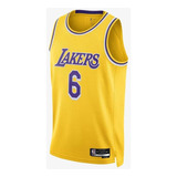 Camisa Regata Nba Lakers Lebron James #6 Especial 75 Anos