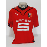  Camisa Rennes Stade Rennais França Puma Futebol Vermelho 