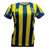 Camisa Rosário Central Argentina Feminina Listrada 2021