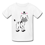 Camisa Safari Zebra Zebrinha Camisa Infantil Menino Menina