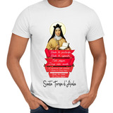 Camisa Santa Teresa D'ávila Nada Te Perturbe Só Deus Basta