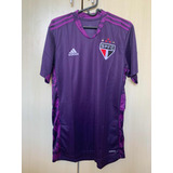 Camisa São Paulo Goleiro adidas 2020/2021 Roxa - Tam. M