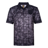 Camisa Score Draw Inglaterra 1990 Black Out Masculina