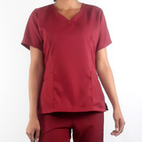 Camisa Scrub Basic - Marsala Em Gabardine Feminino
