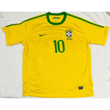 Camisa Seleção Brasil 2010 Oficial Nike Gg Leia A Descrição