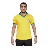 Camisa Seleção Brasileira Amarela Masculina