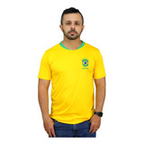 Camisa Seleção Brasileira Copa Manga Curta Camiseta Blusa