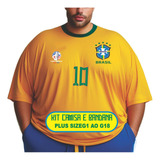 Camisa Seleção Brasileira Plus Size G1