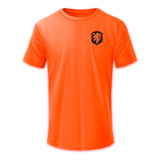 Camisa Seleção Holanda Personalizada Camiseta Futebol