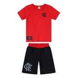 Camisa + Short Flamengo Infantil Brandili