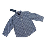 Camisa Social Xadrez Bebê Original Tommy Hilfiger