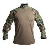 Camisa Tática Combate Forhonor Combat Shirt Woodland