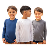 Camisa Térmica Infantil Unissex Proteção Uv*