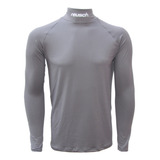 Camisa Térmica Reusch Underjersey Cinza Uv50+ Personalize!