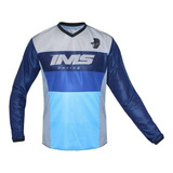 Camisa Trilha Motocross Ims Concept Azul Enduro Velocross P