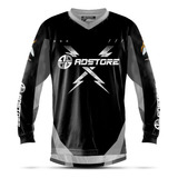 Camisa Trilha Motocross Piloto Insane X Ad Store Pro Tork Nf
