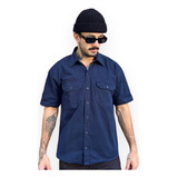 Camisa Workshirt Mecânico Custom Barbearia Harley Oversized
