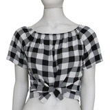 Camisa Xadrez Feminina Cropped Blusa Flanelada Festa Junina