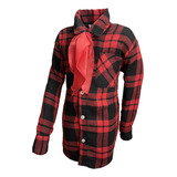Camisa Xadrez Infantil Bebê Unissex Manga Longa Np84