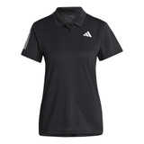 Camisa adidas Club Polo Feminino - Preto