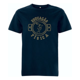 Camisa camiseta Educação Física masculina algodão básica top
