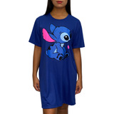 Camisão Stitch Camisola Pijama Vestido Desenho