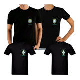 Camisas Brasil Kit Familia 4 Camisas Seleção Black Friday