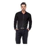 Camisas Social Masculina Manga Longa Slim