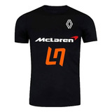 Camiseta 100% Algodão Formula 1 Maclaren