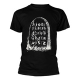 Camiseta Alfabeto Do Rock - Black