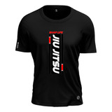 Camiseta Algodão Jiu Jitsu Faixa Black Belt Shap Life Red