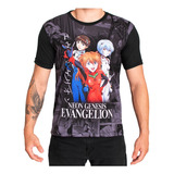 Camiseta Anime Neon Genesis Evangelion Full 3d