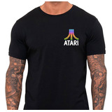 Camiseta Atari Game Camisa Retro Mega