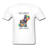 Camiseta Autismo Blusa Família Mãe Pai Autista Tshirt Filhos