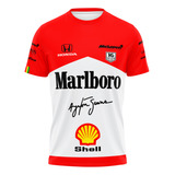 Camiseta Ayrton Senna F1 Jhon Player Special Dry Fit