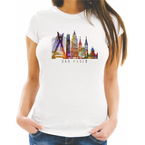 Camiseta Baby Look Cidade Turismo São Paulo Capital 67