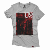 Camiseta Baby Look Feminina Helter Skelter Rock U2