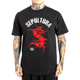 Camiseta Banda Sepultura 100% Algodão