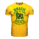 Camiseta Bandeira Brasil Acima De Tudo