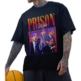 Camiseta Basica Algodao Prison Mike The Office Serie Unissex