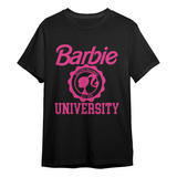 Camiseta Básica Camisa Barbie University Boneca