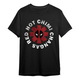 Camiseta Básica Camisa Deadpool Red Hot