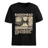 Camiseta Basica Unissex Banda Radiohead Volcano