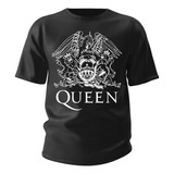 Camiseta Basica Unissex Queen Logo Banda