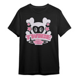 Camiseta Básica Unissex Twice World Tour Fofo Urso K-pop Y2k