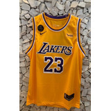 Camiseta Basquete Lakers #23 James - Modelo Exclusivo