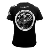 Camiseta Black Skull Dry Fit Soldado Bope Caveira Preta