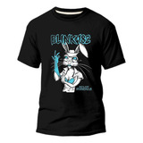 Camiseta Blink 182 Unissex Banda Rock Metal World Tour Malha
