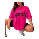 Camiseta Blusa 1898 Oversized Minimalista Confortável